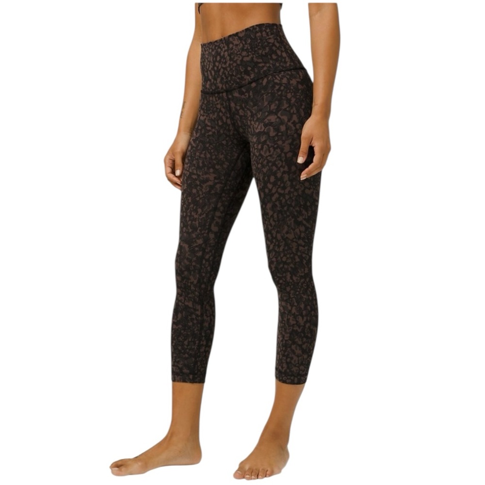 New Lululemon Align Crop *21" Incognito Camo Size 4
